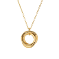 Collar Aros Entrelazados Personalizado con Nombres