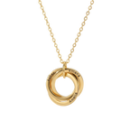 Collar Aros Entrelazados Personalizado con Nombres