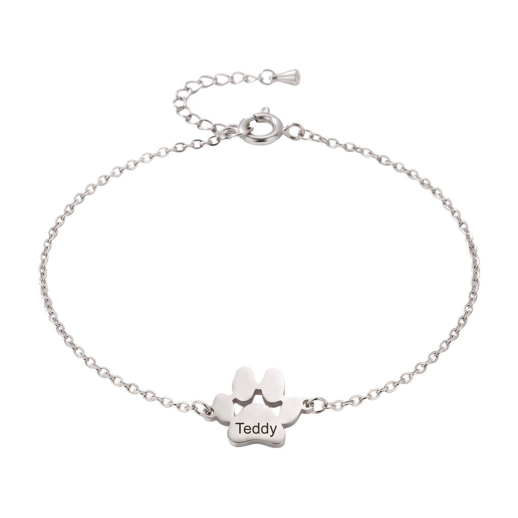 Pulsera Personalizada con Huella y Nombre
