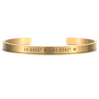 Pulsera Abierta Doble Grabado