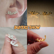 Pendientes Nombre Personalizado