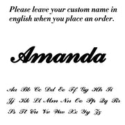 Pendientes Nombre Personalizado