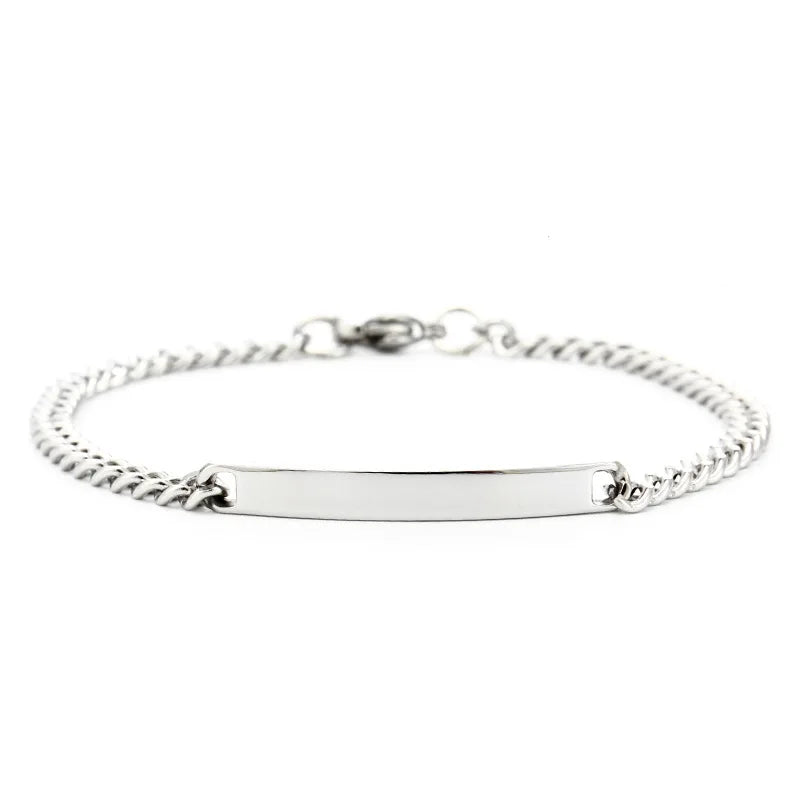 Pulsera Placa Grabada 