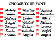 Pendientes Nombre Personalizado