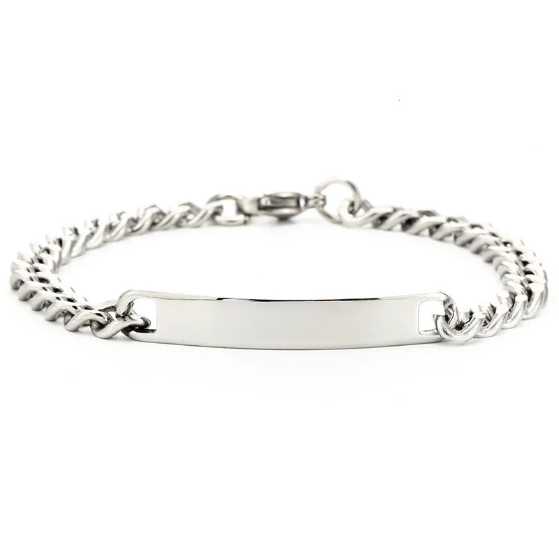 Pulsera Placa Grabada 