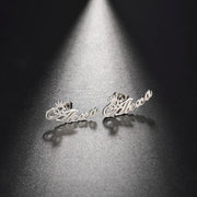 Pendientes Nombre Personalizado