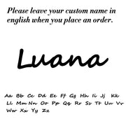 Pendientes Nombre Personalizado