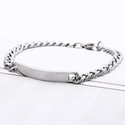 Pulsera Placa Grabada 