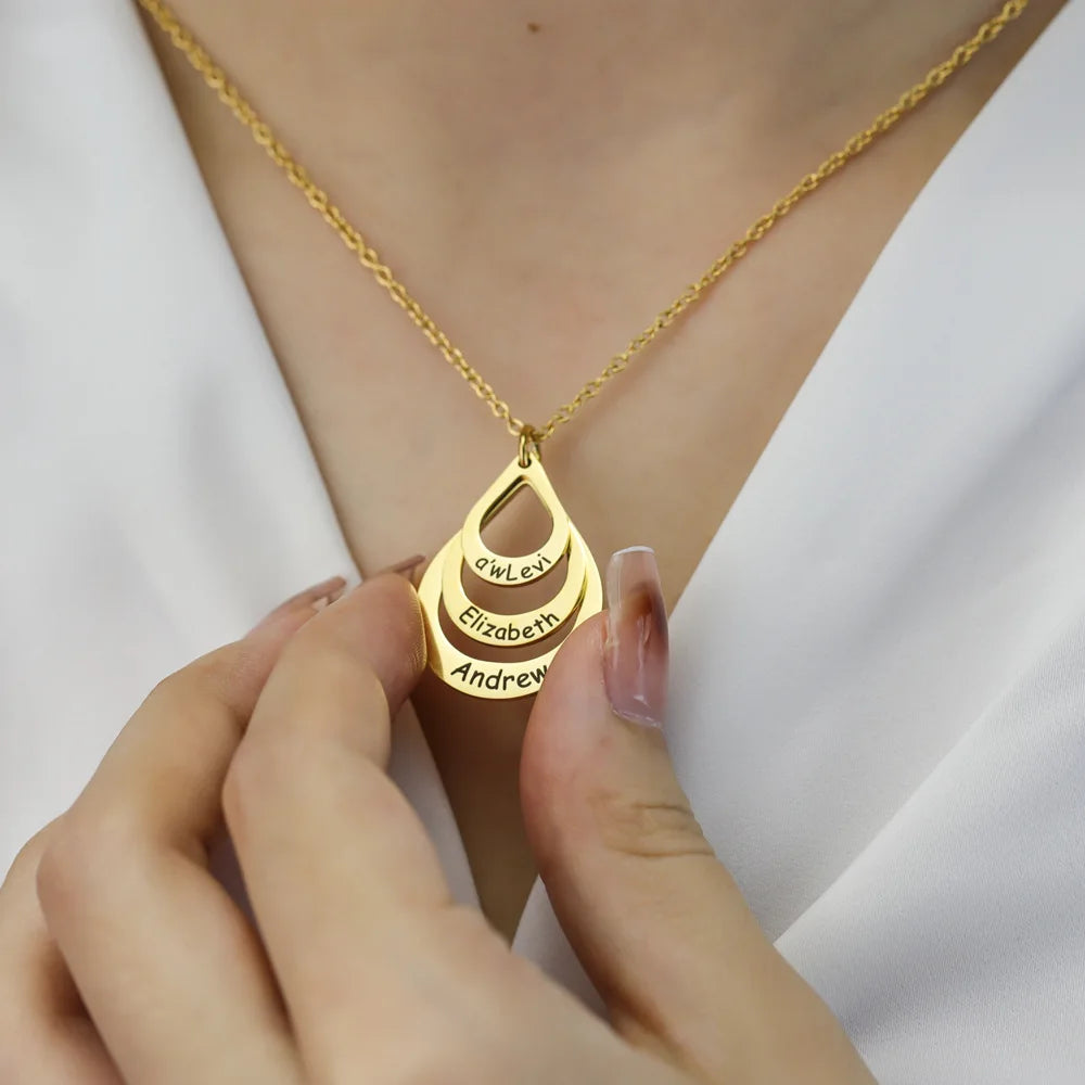Collar Gota de Amor Personalizable 