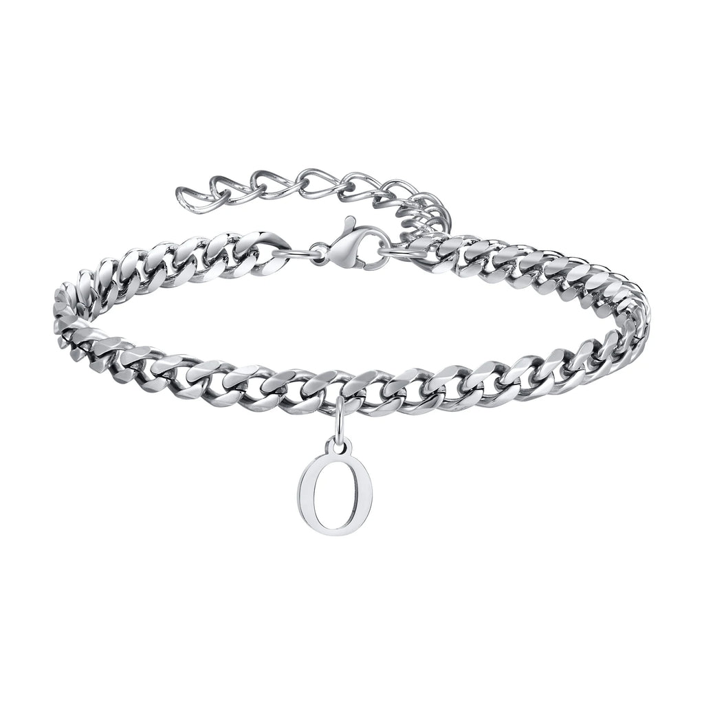 Pulsera Cadena con Colgante Inicial 