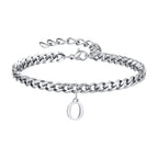 Pulsera Cadena con Colgante Inicial 