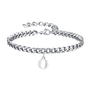Pulsera Cadena con Colgante Inicial 