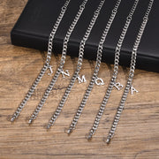 Pulsera Cadena con Colgante Inicial 