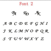 Anillo Doble Inicial Colgante Personalizable