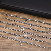 Pulsera Cadena con Colgante Inicial 