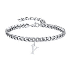 Pulsera Cadena con Colgante Inicial 
