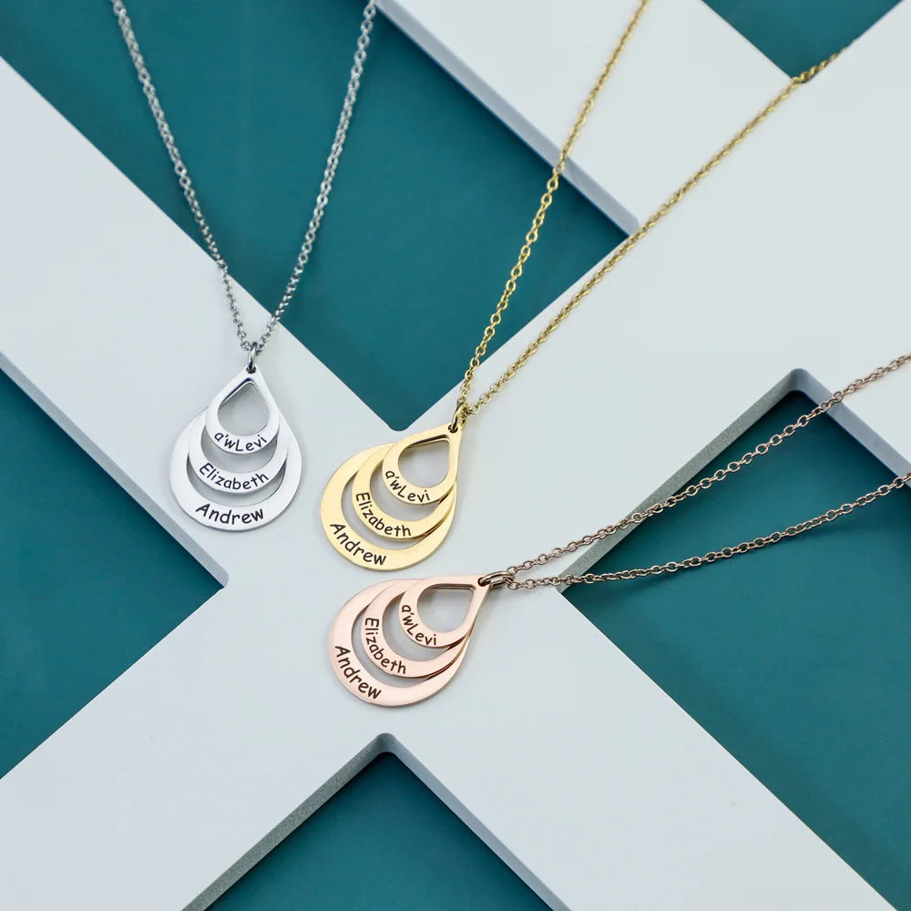 Collar Gota de Amor Personalizable 