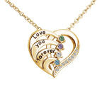Collar Corazón con Perlas