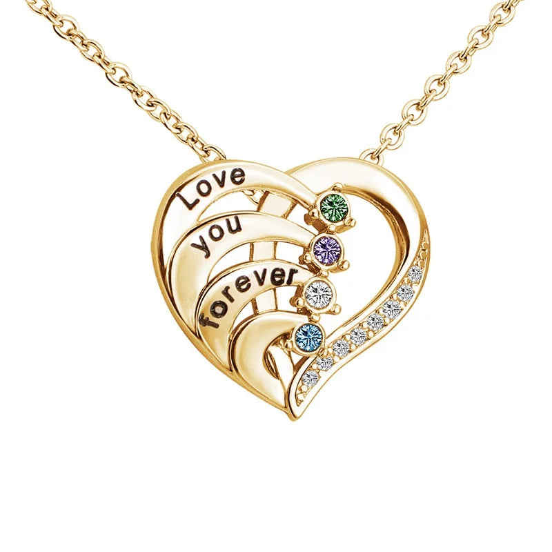 Collar Corazón con Perlas