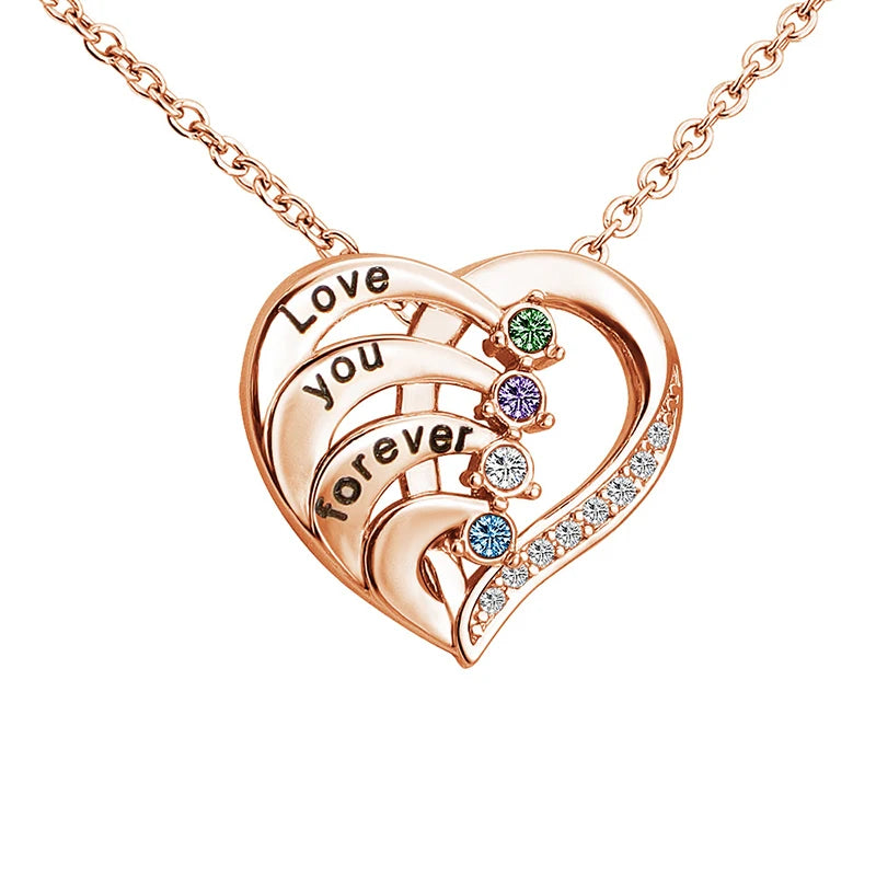Collar Corazón con Perlas