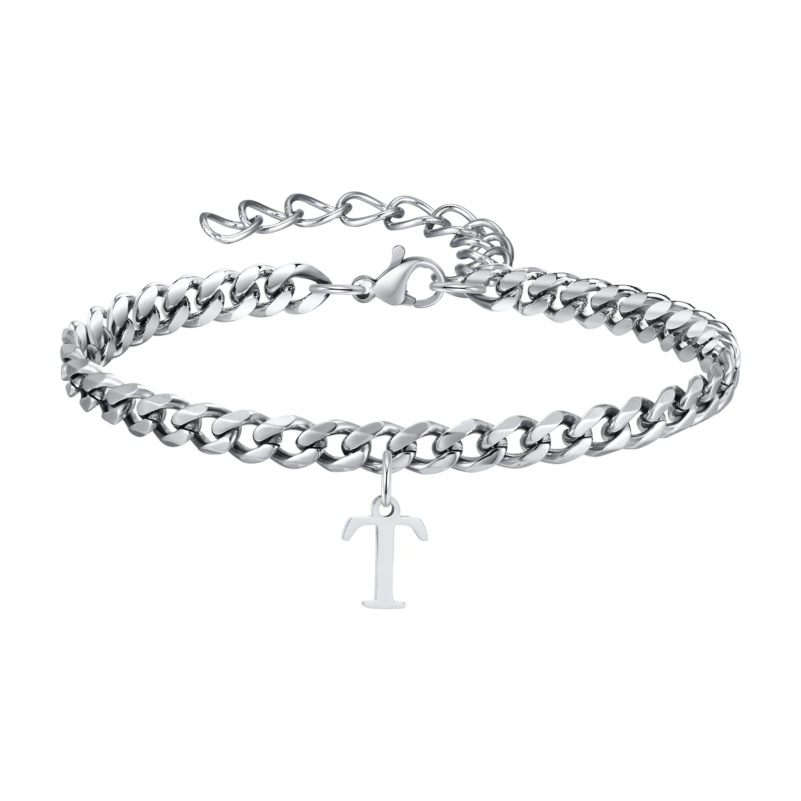 Pulsera Cadena con Colgante Inicial 