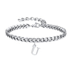 Pulsera Cadena con Colgante Inicial 