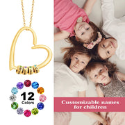 Collar Corazón de Familia Personalizable