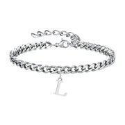 Pulsera Cadena con Colgante Inicial 