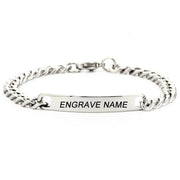 Pulsera Placa Grabada 