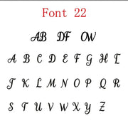 Anillo Doble Inicial Colgante Personalizable