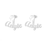 Pendientes con Joya y Nombre