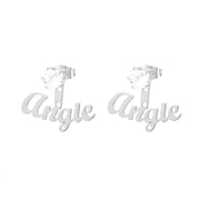 Pendientes con Joya y Nombre