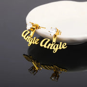 Pendientes con Joya y Nombre