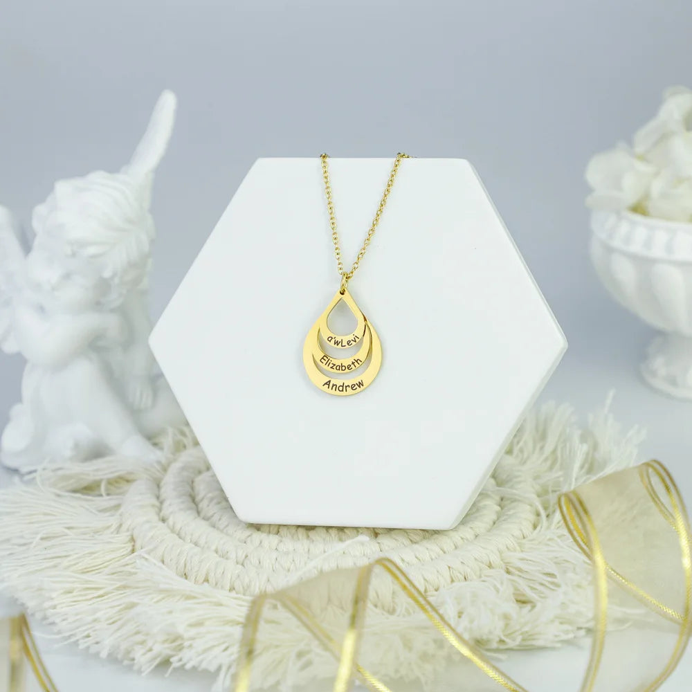 Collar Gota de Amor Personalizable 