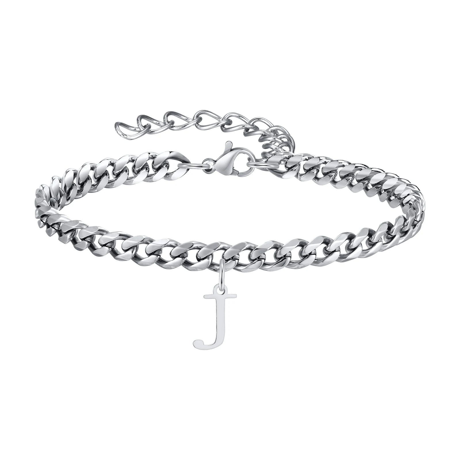 Pulsera Cadena con Colgante Inicial 