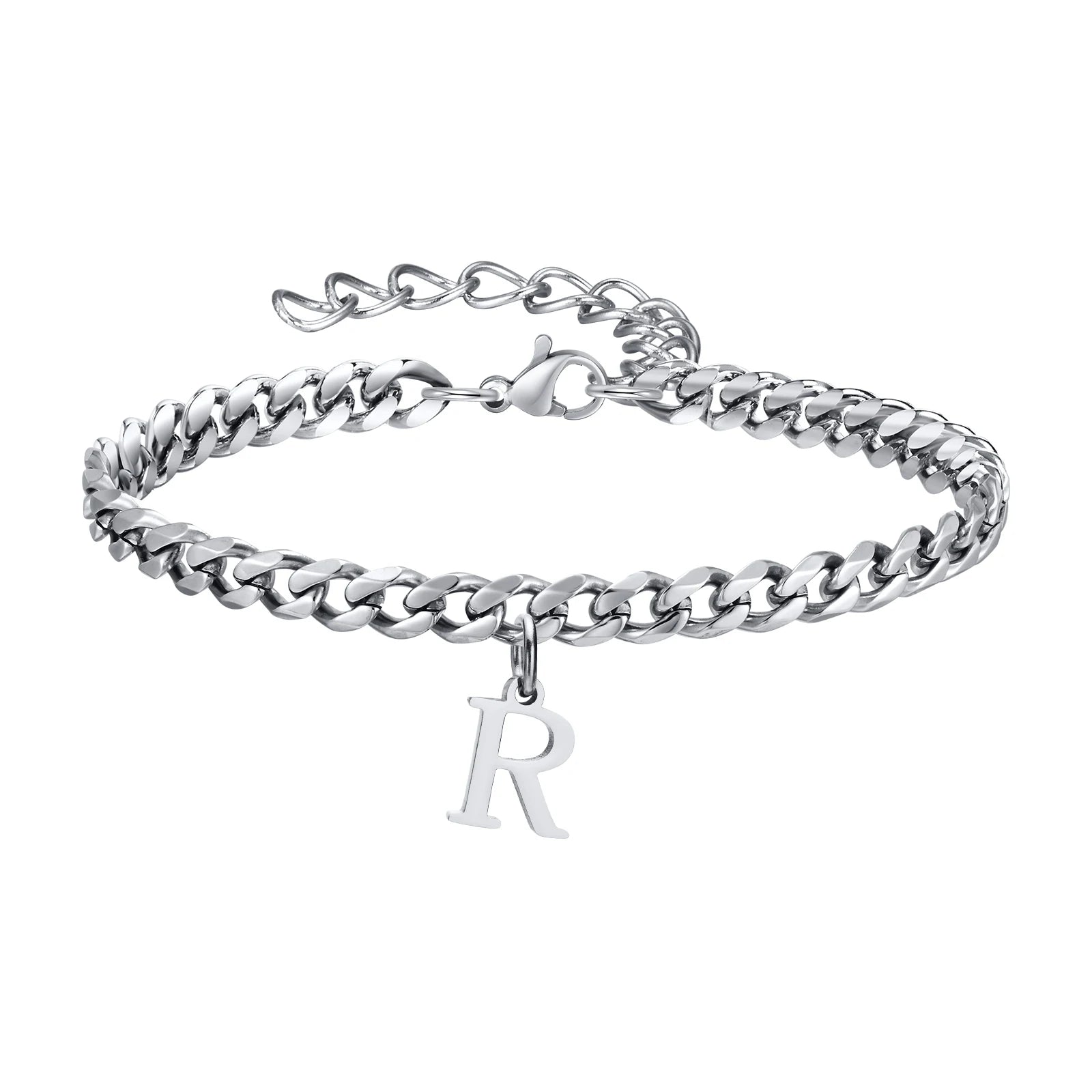 Pulsera Cadena con Colgante Inicial 