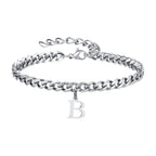 Pulsera Cadena con Colgante Inicial 