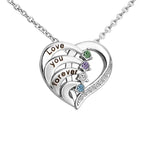 Collar Corazón con Perlas
