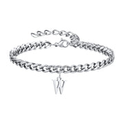 Pulsera Cadena con Colgante Inicial 