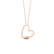 Collar Corazón de Familia Personalizable