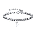 Pulsera Cadena con Colgante Inicial 