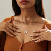 Collar Aros Entrelazados Personalizado con Nombres