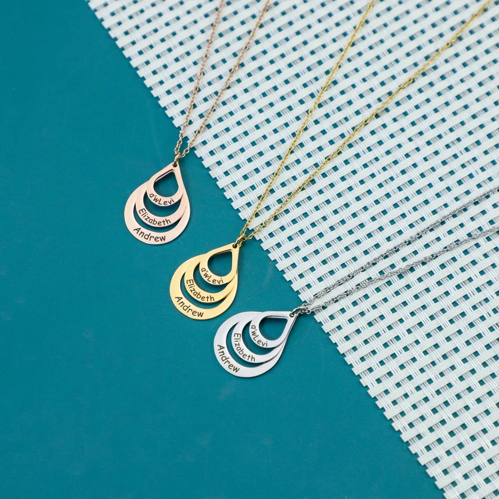 Collar Gota de Amor Personalizable 
