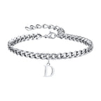 Pulsera Cadena con Colgante Inicial 