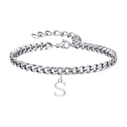 Pulsera Cadena con Colgante Inicial 