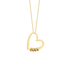 Collar Corazón de Familia Personalizable