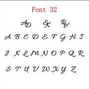 Anillo Doble Inicial Colgante Personalizable