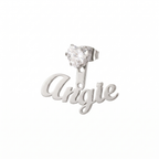 Pendientes con Joya y Nombre
