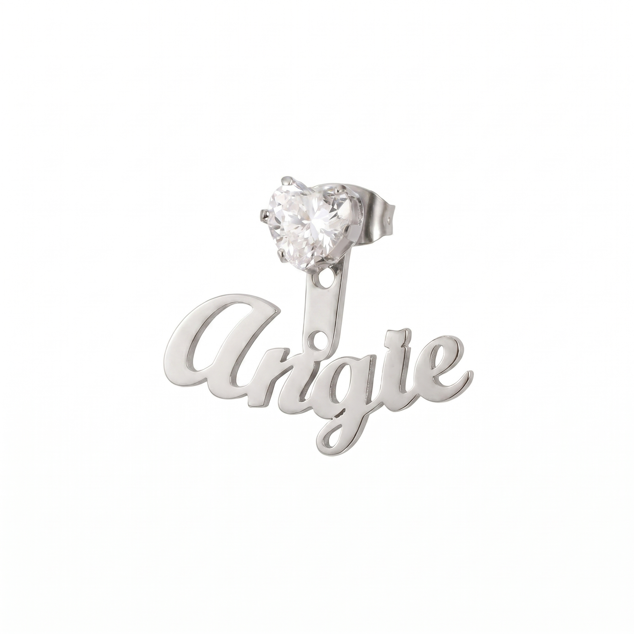 Pendientes con Joya y Nombre