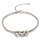 Pulsera Multicorazón Deslizante 